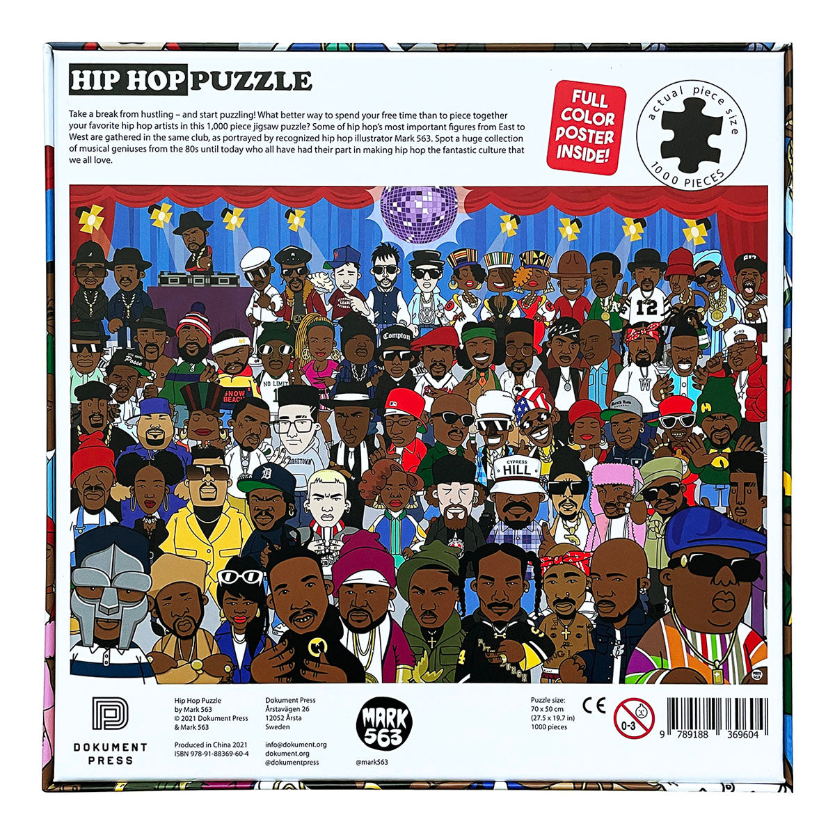 Hip Hop Puzzle 1000 pcs Illustrated by Mark 563 - image 2