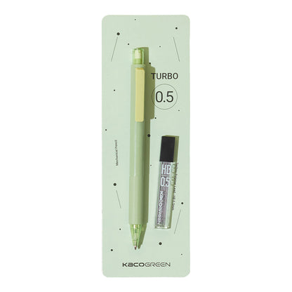 KACO Turbo Mechanical Pencil Green 0.5 mm + HB Leads - image 2