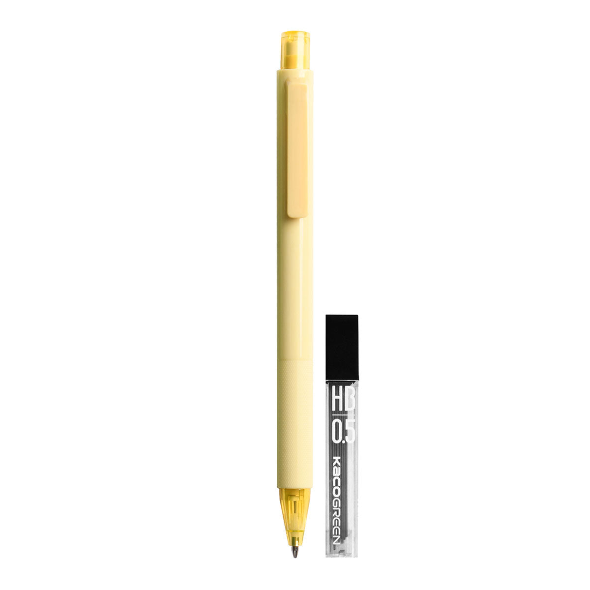 KACO Turbo Mechanical Pencil Yellow 0.5 mm + HB Leads - image 1