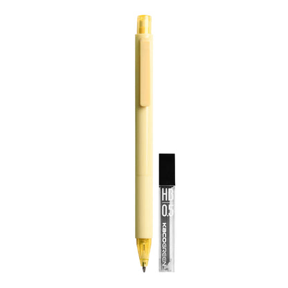 KACO Turbo Mechanical Pencil Yellow 0.5 mm + HB Leads - image 1