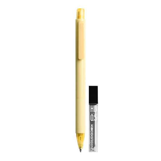 KACO Turbo Mechanical Pencil Yellow 0.5 mm + HB Leads - image 1