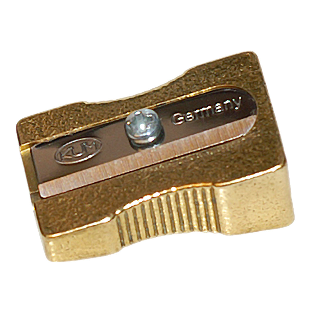 KUM 300-1 Brass 1-Hole Sharpener - image 1