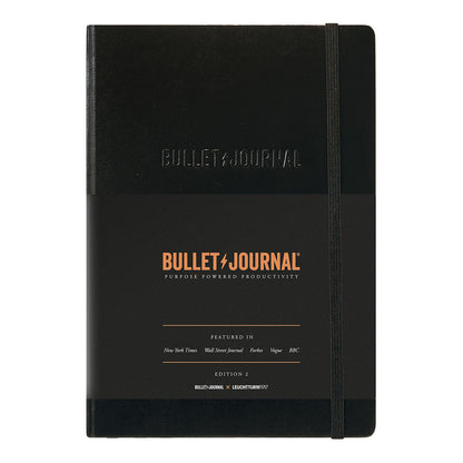 Leuchtturm1917 Bullet Journal Edition 2 Notebook Black A5, Dotted - image 1