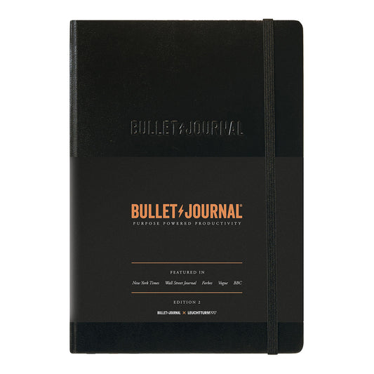Leuchtturm1917 Bullet Journal Edition 2 Notebook Black A5, Dotted - image 1