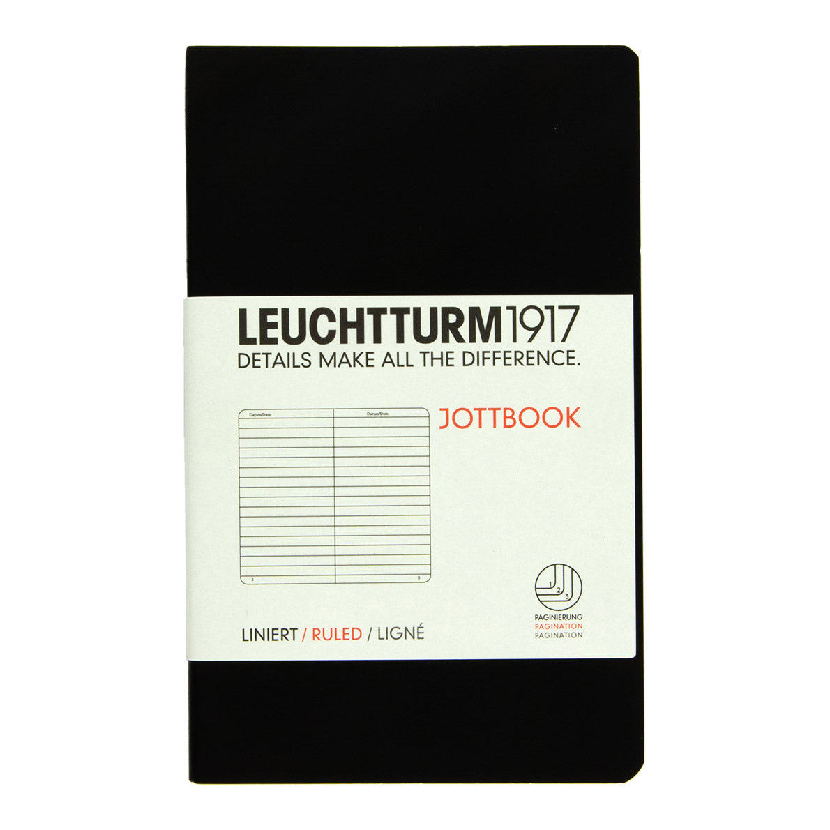 Leuchtturm1917 Jottbook A6, Ruled - image 1