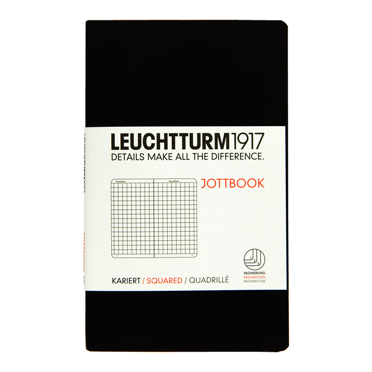 Leuchtturm1917 Jottbook A6, Squared - image 1
