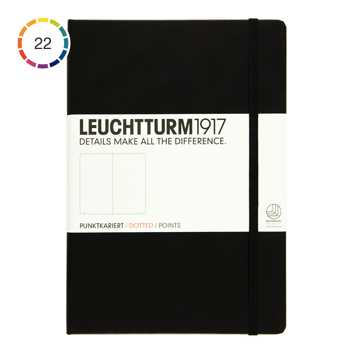 Leuchtturm1917 Notebook A5 Hard Cover, Dotted - image 1