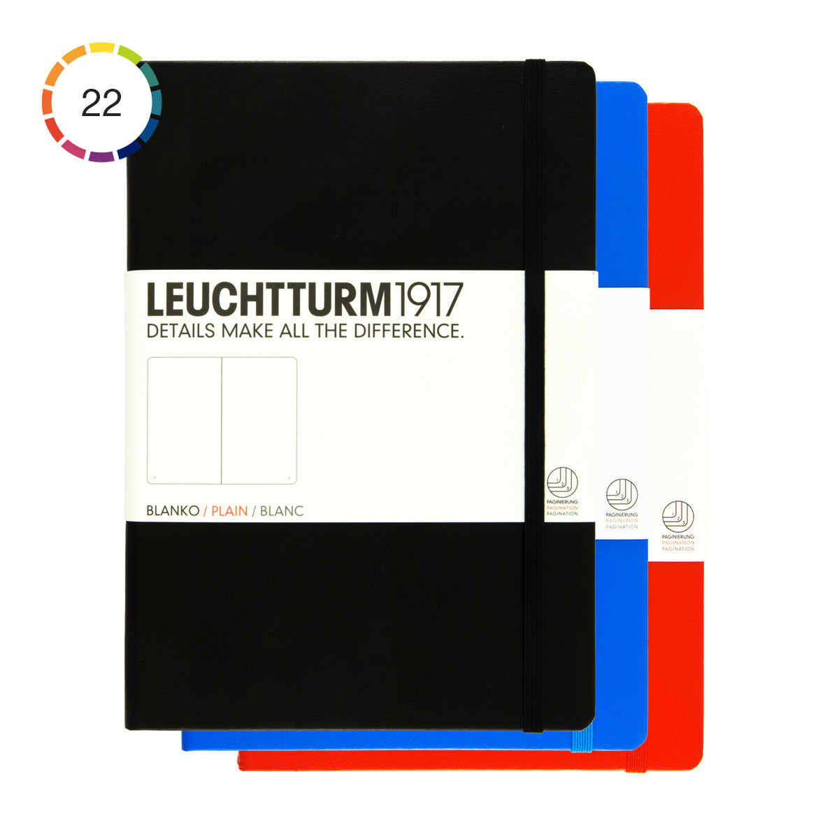 Leuchtturm1917 Notebook A5 Hard Cover, Plain - image 2