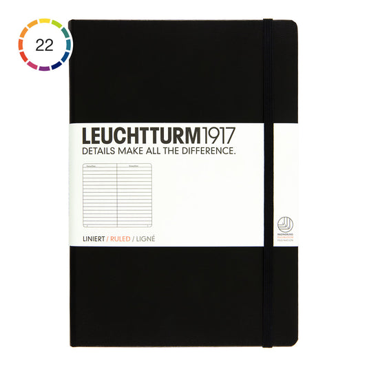 Leuchtturm1917 Notebook A5 Hard Cover, Ruled - image 1