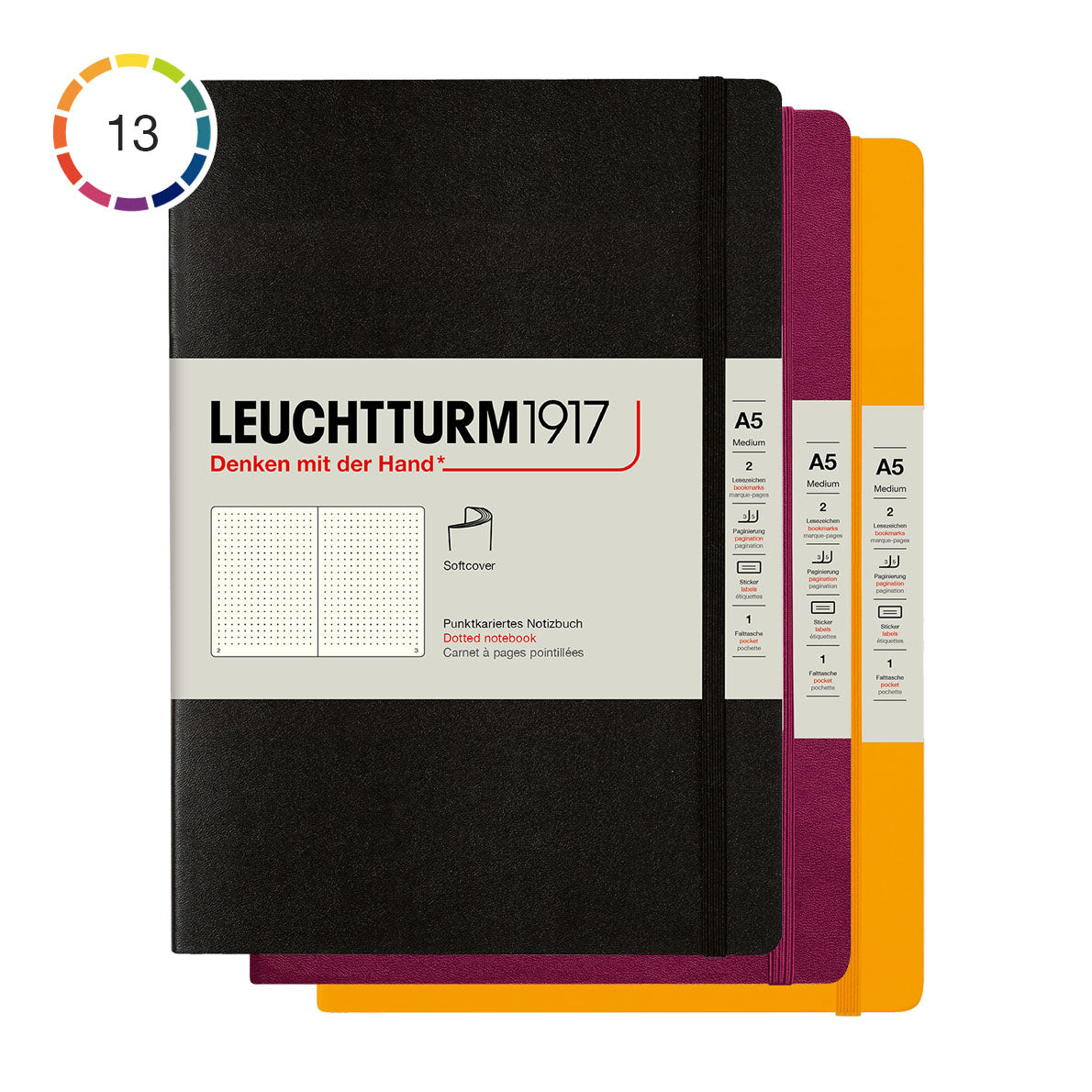 Leuchtturm1917 Notebook A5 Soft Cover, Dotted - image 2