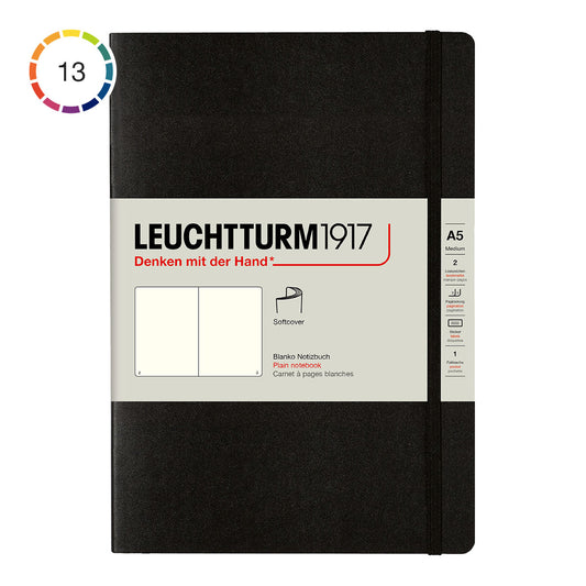 Leuchtturm1917 Notebook A5 Soft Cover, Plain - image 1
