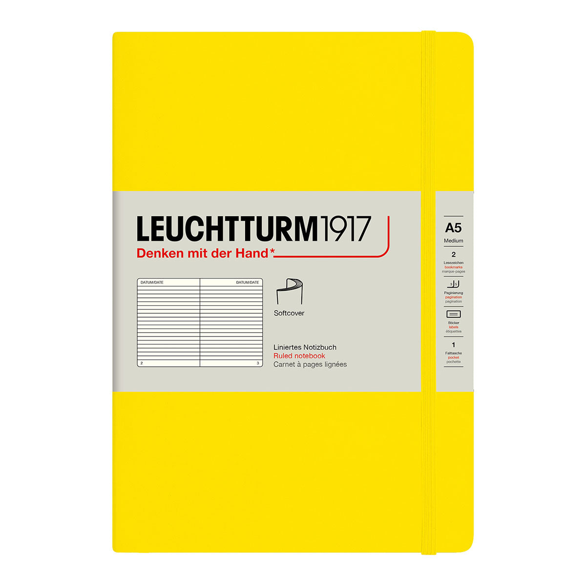 Leuchtturm1917 Notebook A5 Soft Cover, Ruled - image 5