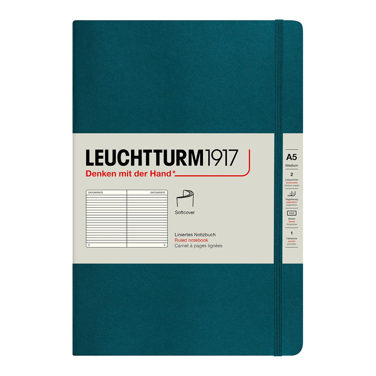 Leuchtturm1917 Notebook A5 Soft Cover, Ruled - image 13