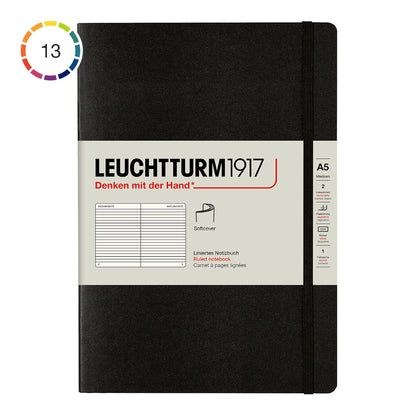 Leuchtturm1917 Notebook A5 Soft Cover, Ruled - image 1