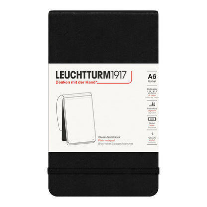 Leuchtturm1917 Reporter Pocket Notepad A6, Plain - image 1