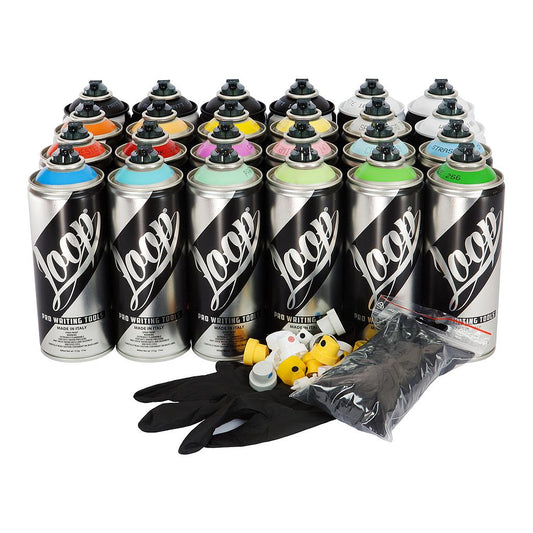 Loop Spray Paint 400ml 24-Pack, A - image 1