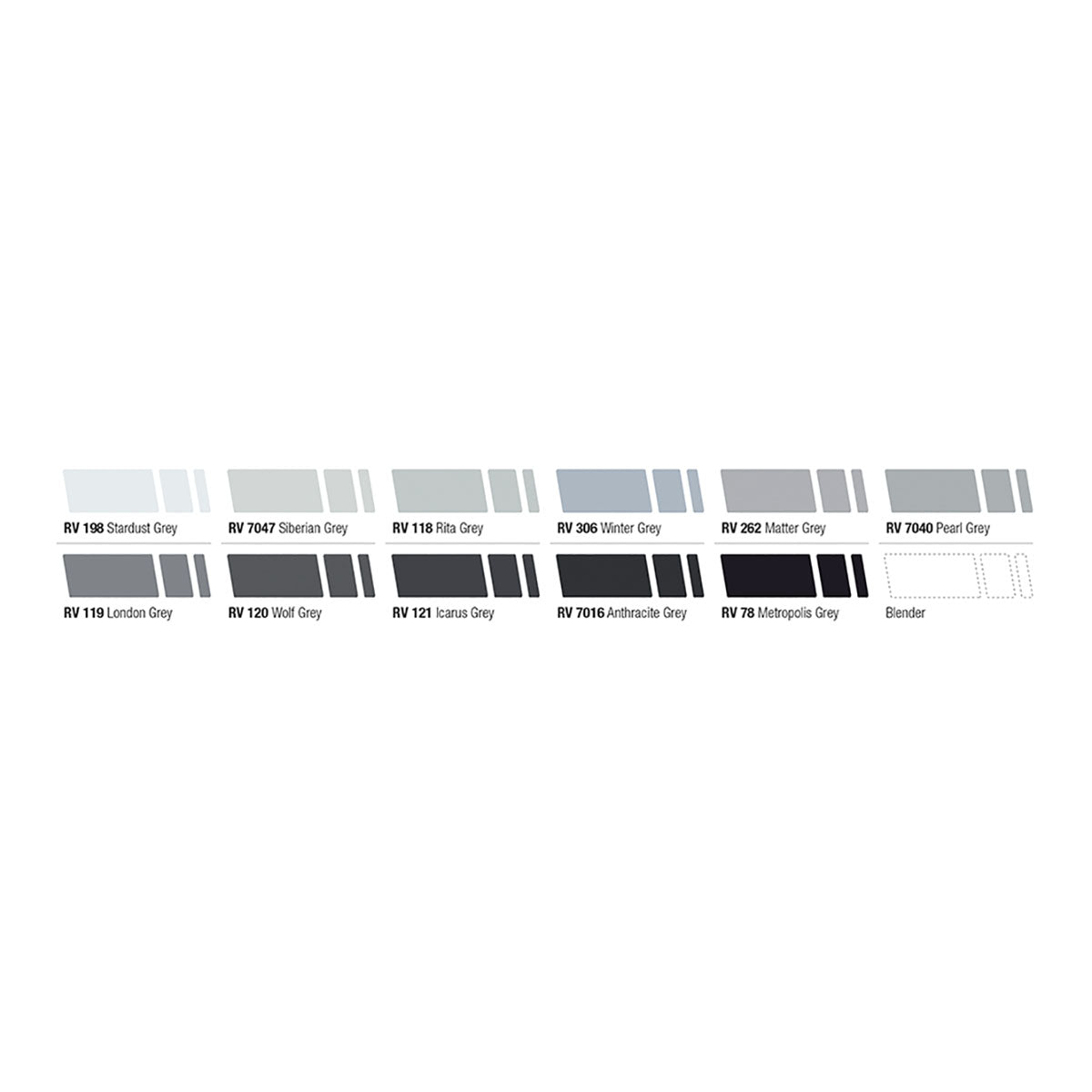 MTN 94 Graphic Marker 12-pack Grey Shades - image 3