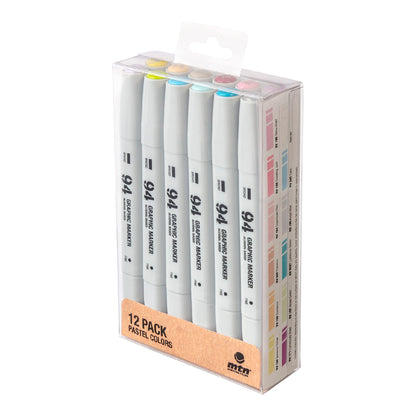 MTN 94 Graphic Marker 12-pack Pastel Colors - image 1