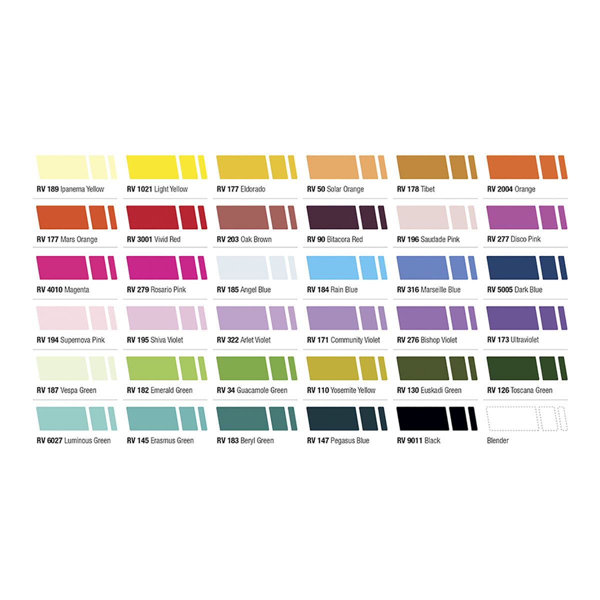 MTN 94 Graphic Marker 36-pack Solid Colors - image 3