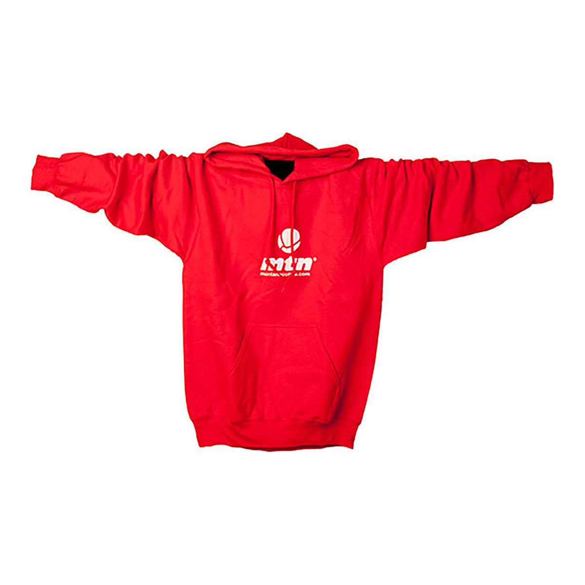 MTN Basic Logo Front Red Hoodie - image 1