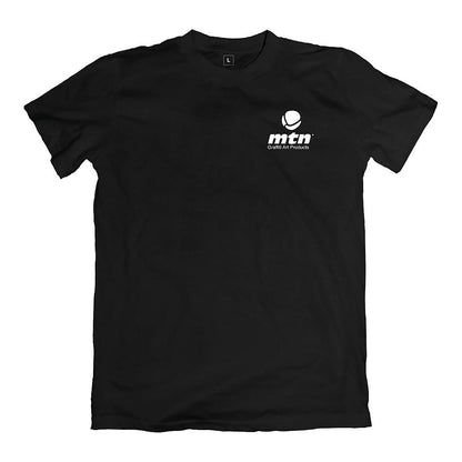 MTN Basic Logo Front/Back Black Tee - image 1