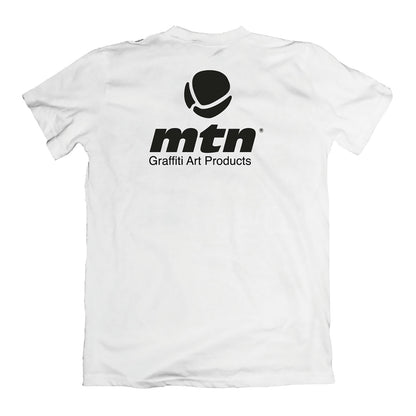 MTN Basic Logo Front/Back White Tee - image 2