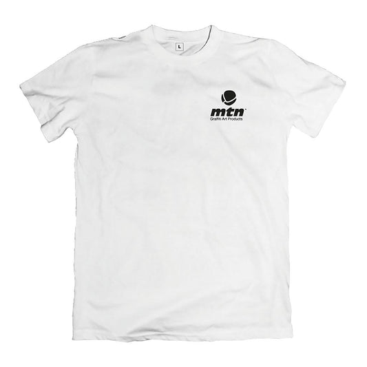 MTN Basic Logo Front/Back White Tee - image 1