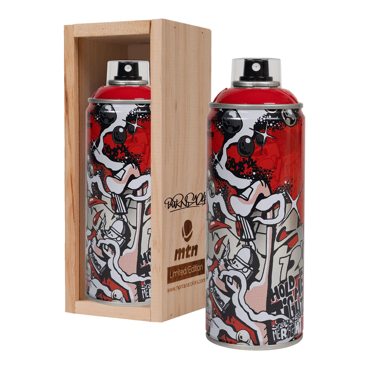 MTN Burns124 Limited Edition Spray Paint 400ml, Vivid Red - image 1