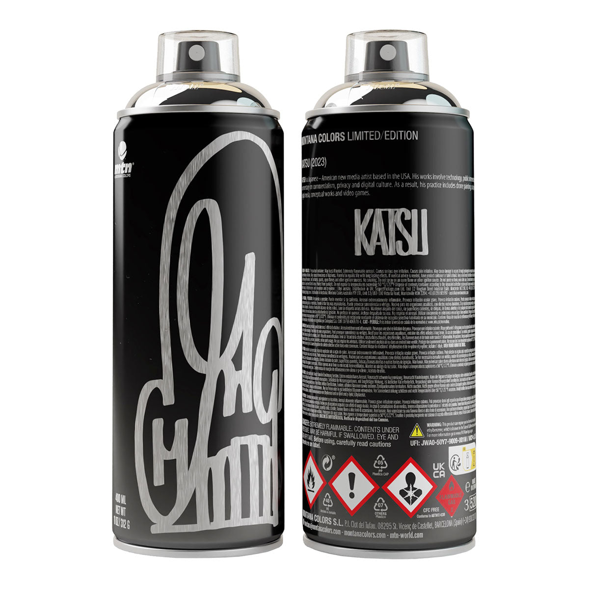 MTN Katsu Limited Edition Spray Paint 400ml, Chrome - image 2