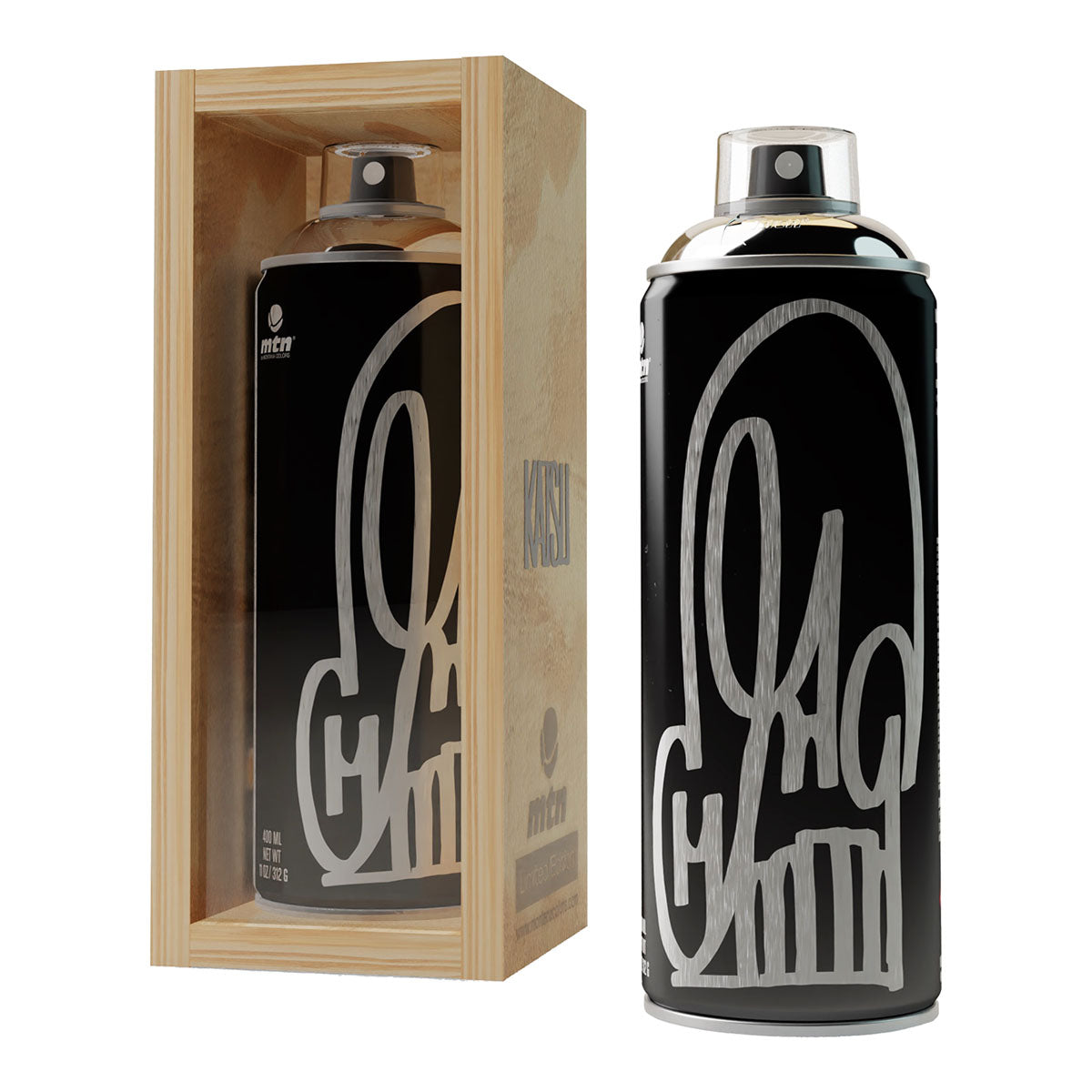 MTN Katsu Limited Edition Spray Paint 400ml, Chrome - image 1
