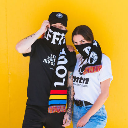 MTN Love Graffiti Hate Racism Scarf - image 3