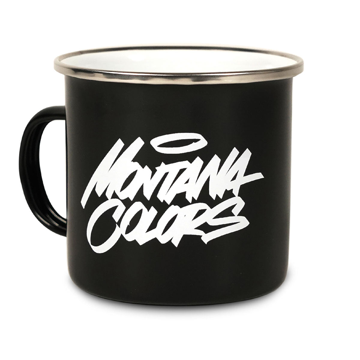 MTN Metal Enamel Mug Black White Logo - image 1