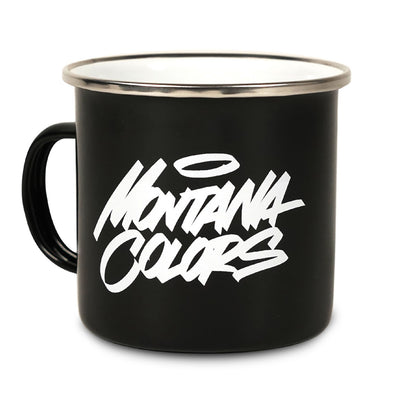 MTN Metal Enamel Mug Black White Logo - image 1