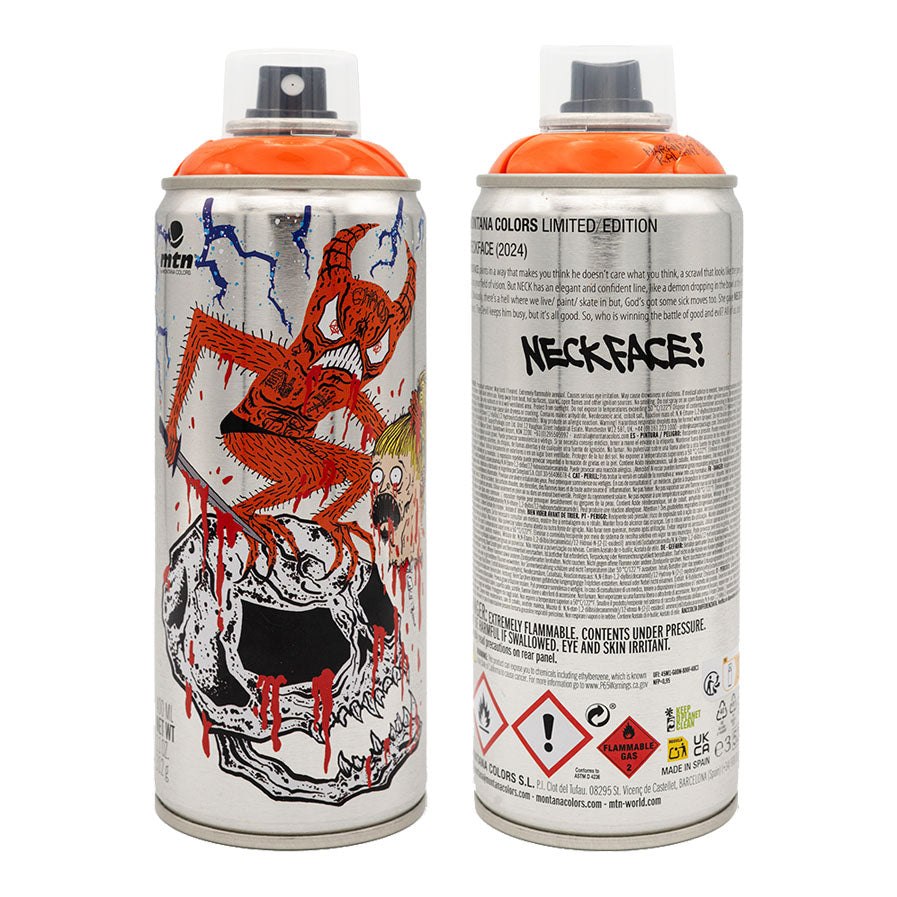 MTN Neckface Limited Edition Spray Paint 400ml, Kalani Orange - image 2
