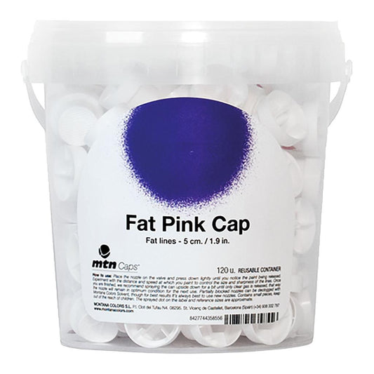 MTN Pink Fat Cap Bucket, 120 Caps - image 1