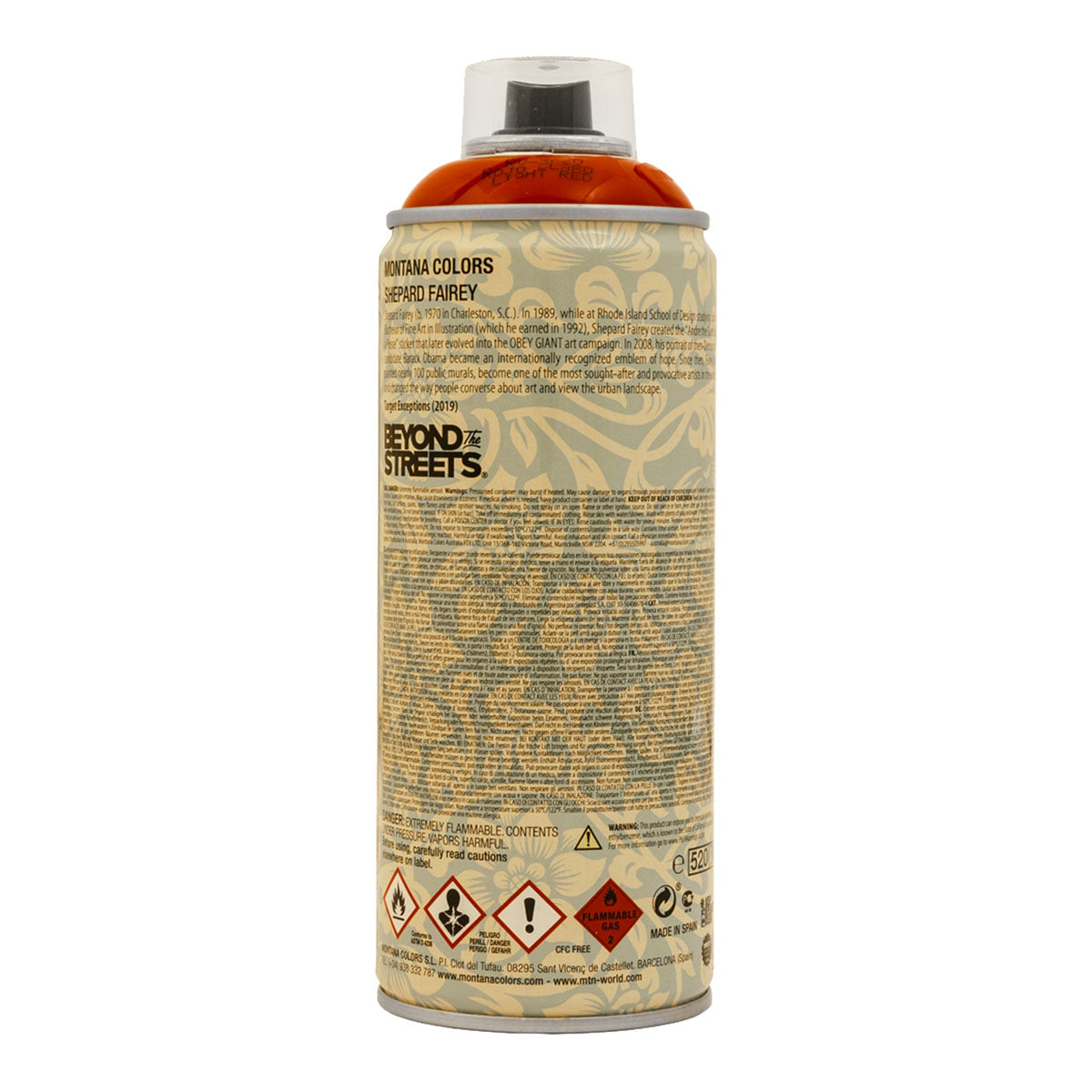MTN Shepard Fairey Limited Edition Spray Paint 400ml, Target Exceptions - image 2