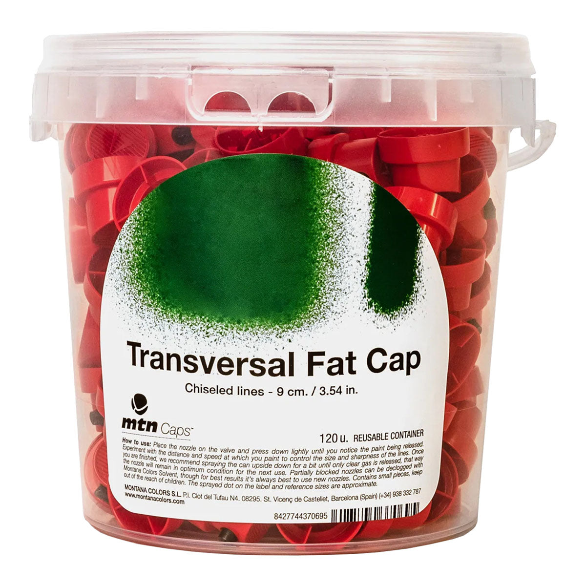 MTN Transversal Fat Cap Bucket, 120 Caps - image 1