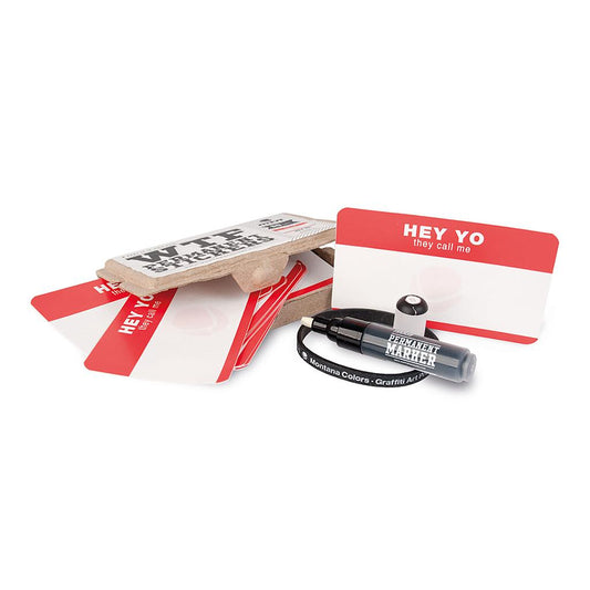 MTN WTF Hey Yo Stickers (50 pcs) & Marker - image 1