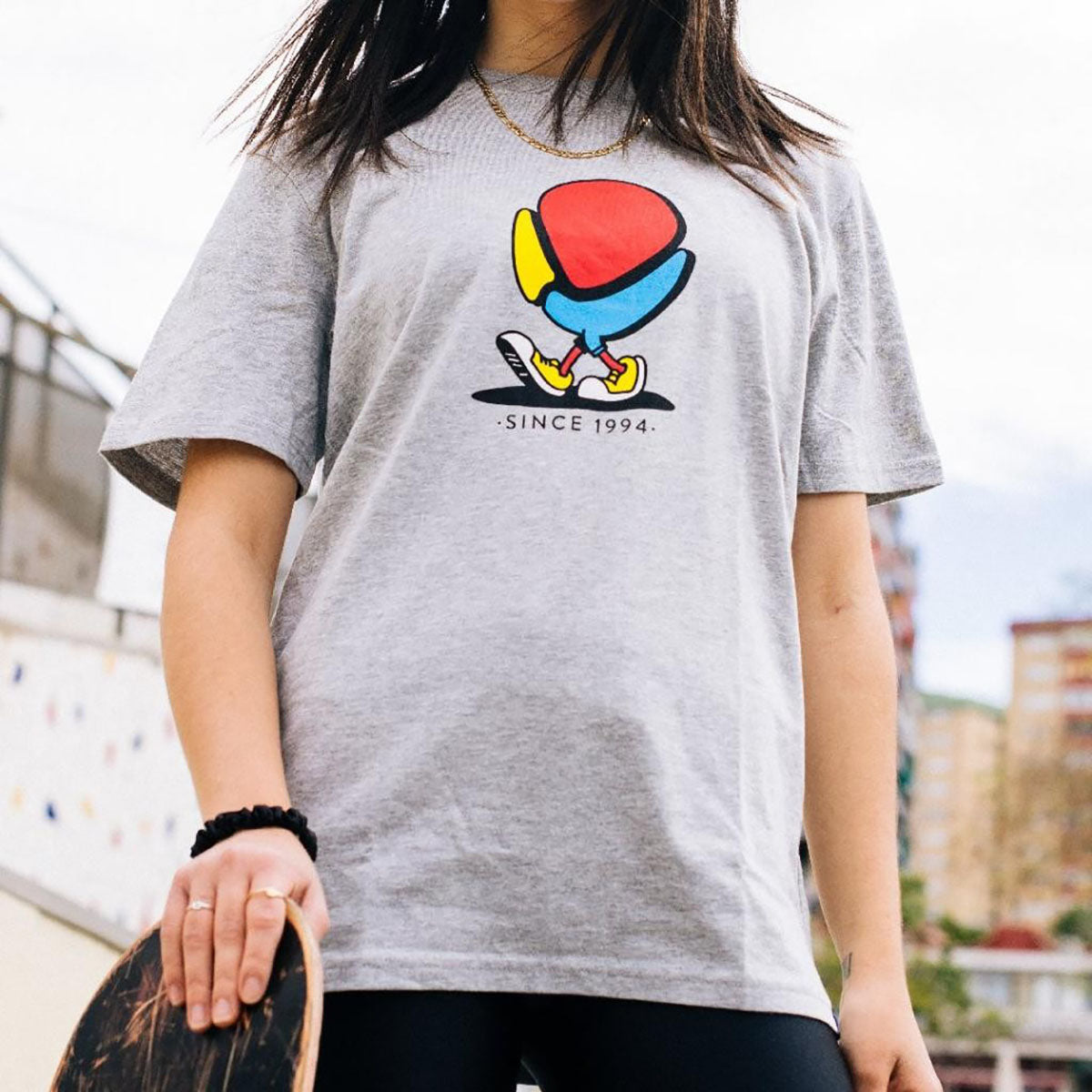 MTN Walking Logo Grey Tee - image 2