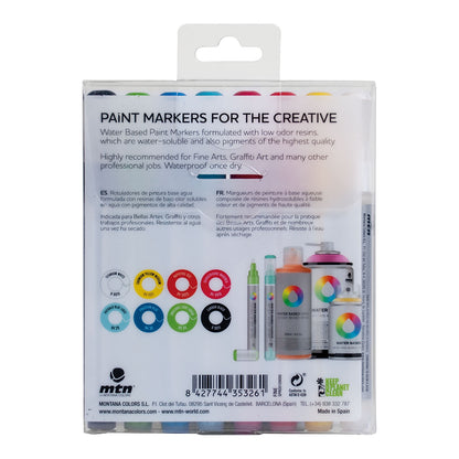 MTN Water Based Markers Fine 3 mm, 8 Set - image 2