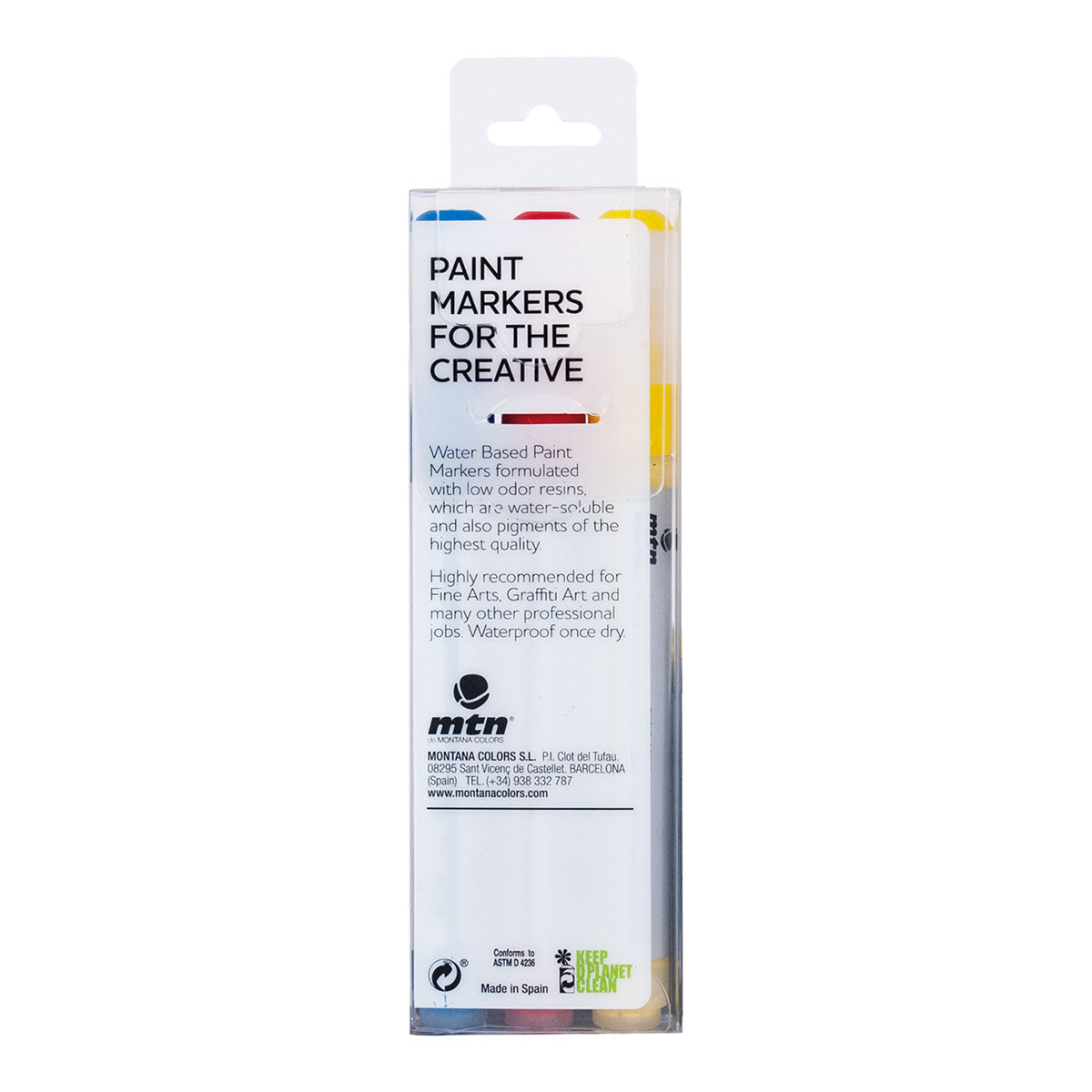 MTN Water Based Markers Fine 3 mm, (YRB) Main 3 Set - image 2