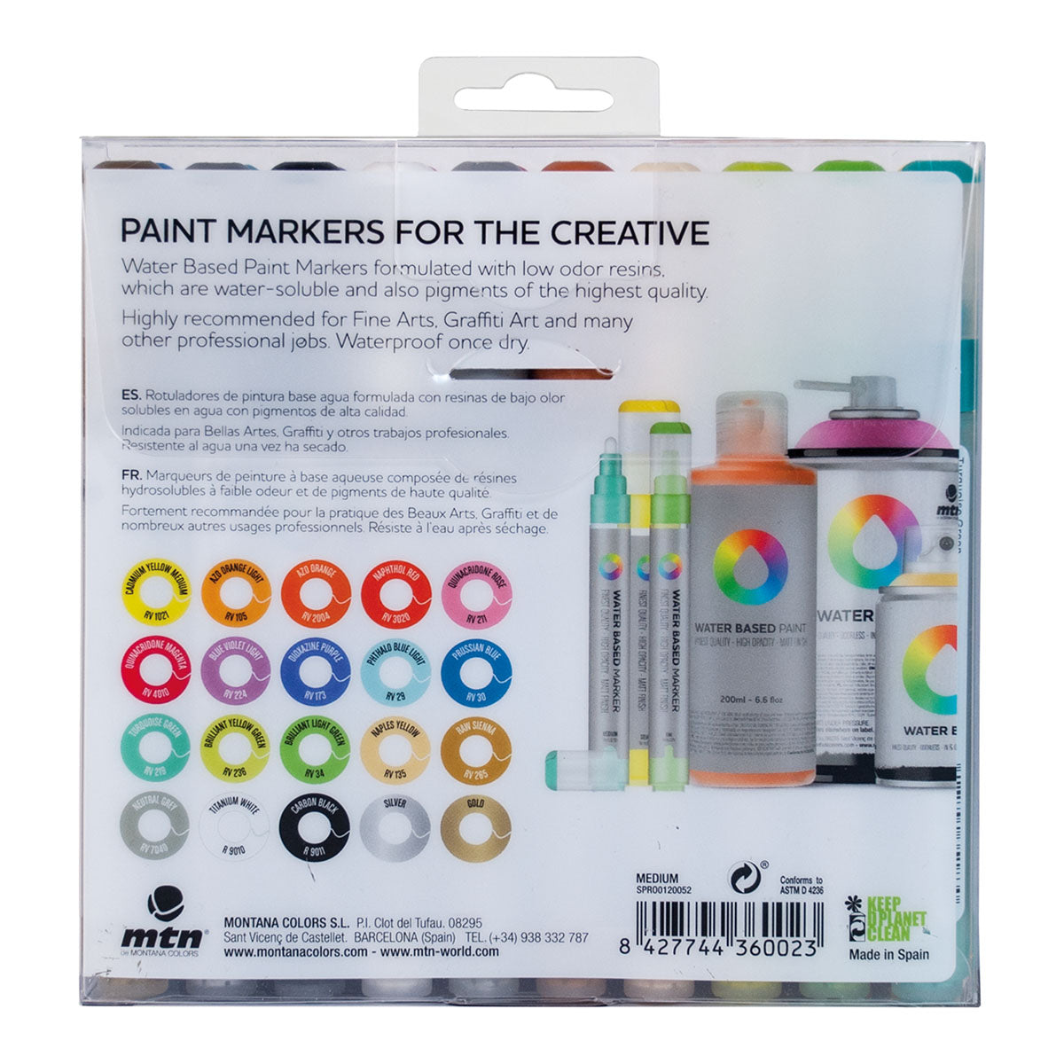 MTN Water Based Markers Medium 5 mm, 20 Set - image 2