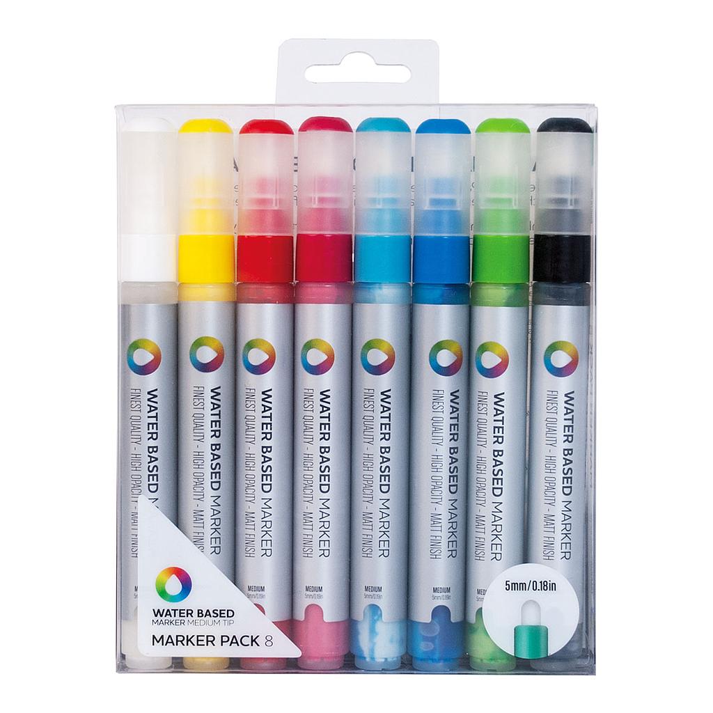 MTN Water Based Markers Medium 5 mm, 8 Set - image 1