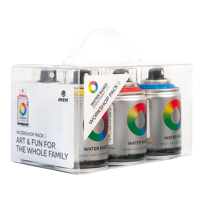 MTN Water Based Spray Paint 100ml 6 Set - image 1