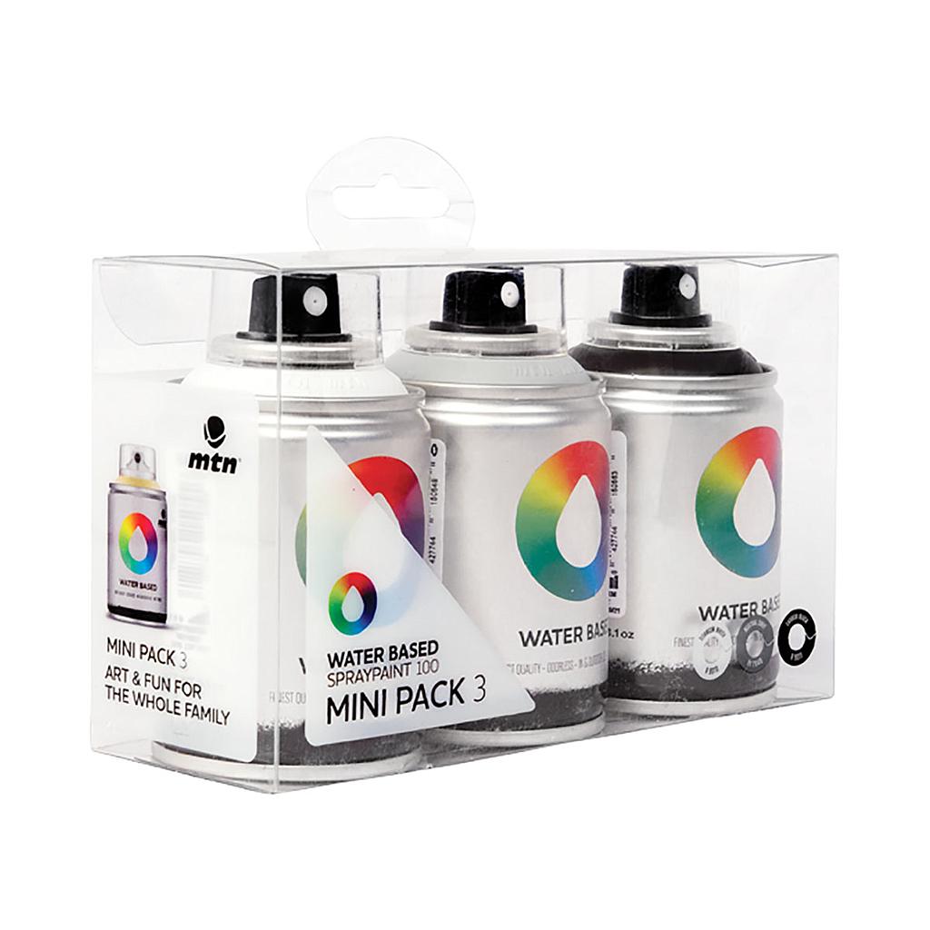 MTN Water Based Spray Paint 100ml (GBW) 3 Set - image 1