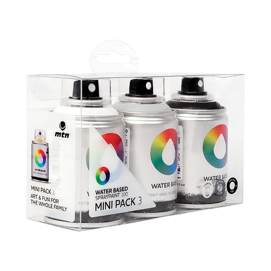 MTN Water Based Spray Paint 100ml (GBW) 3 Set - image 1