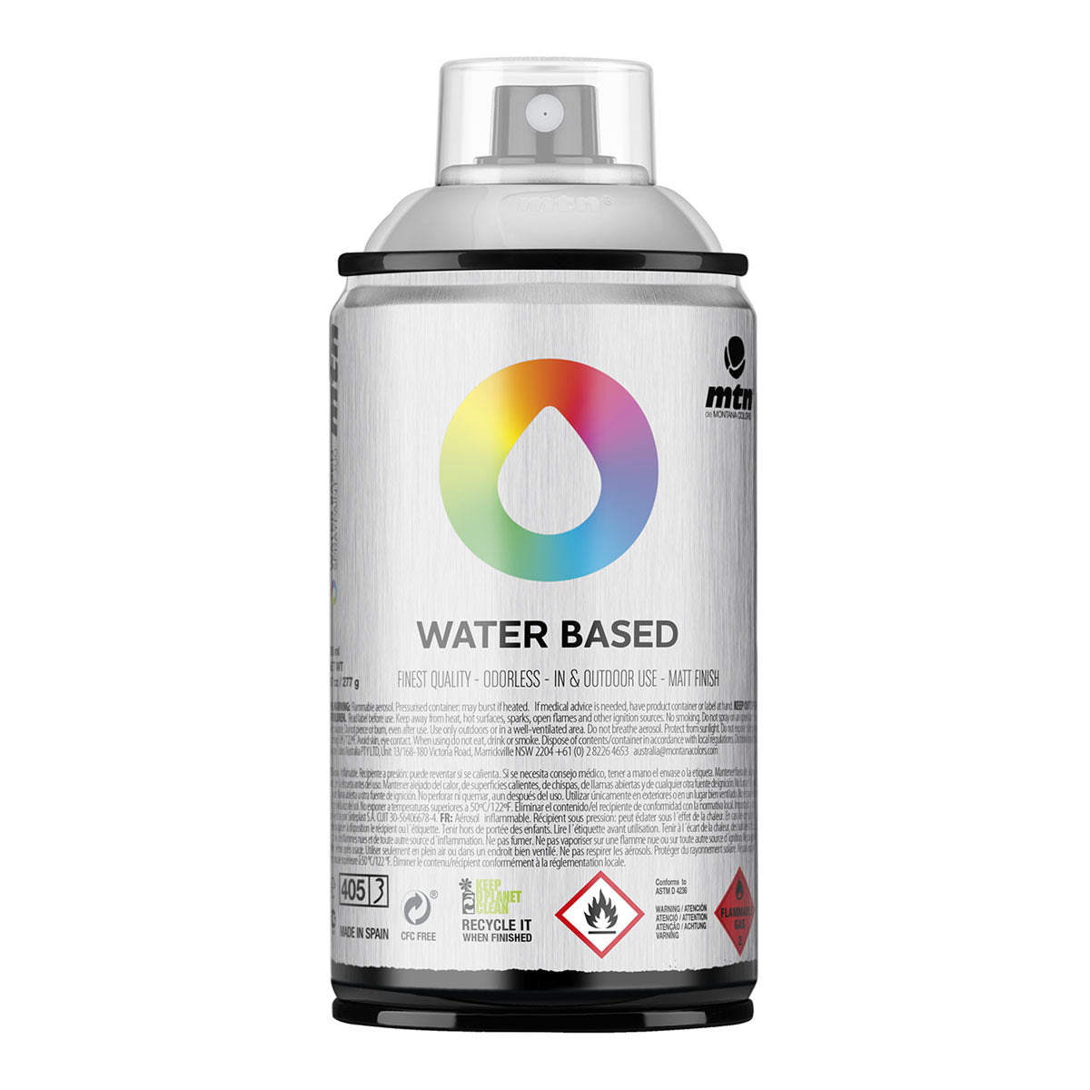MTN Water Based Spray Paint Varnish 300 ml, Matte - image 1