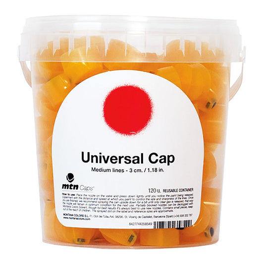 MTN Yellow Banana Universal Cap Bucket, 120 Caps - image 1