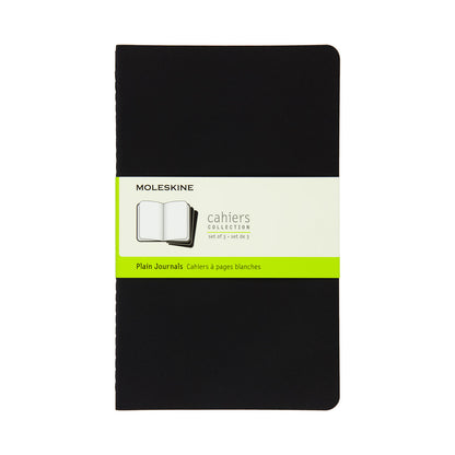 Moleskine Cahier Large Journal Plain Set of 3 - image 4