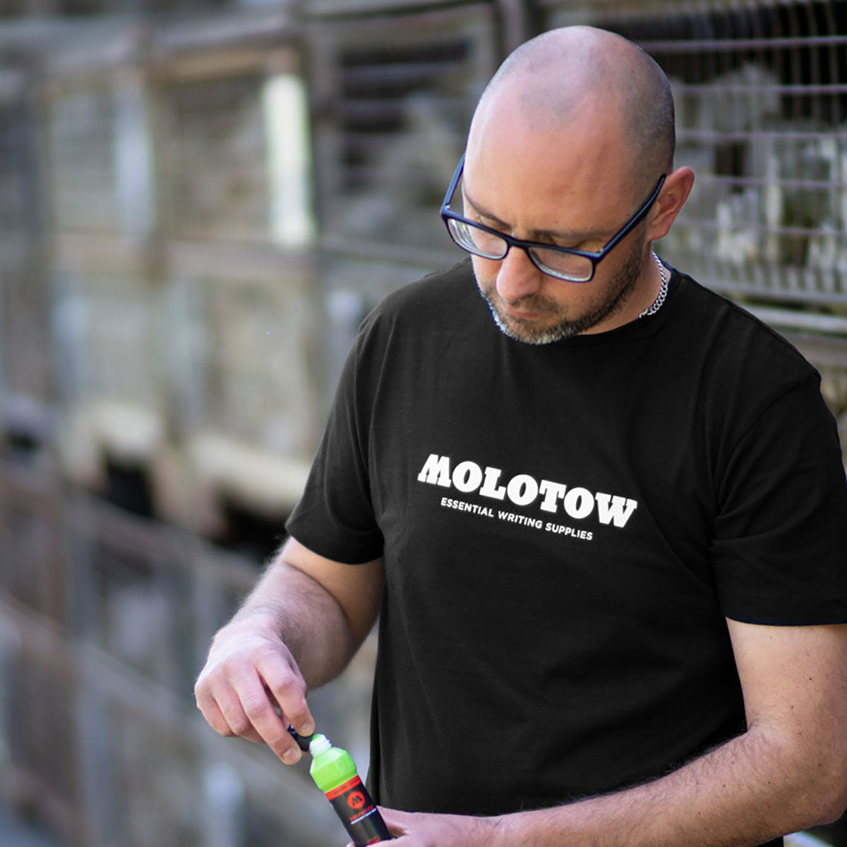 Molotow Basic BIO Cotton Black Tee - image 3